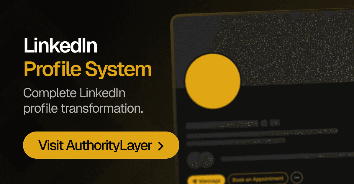 LinkedIn Profile System featured card
